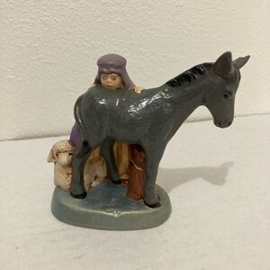 Vintage 1973 Byron Molds Hand Painted Replacement Nativity Camel Figurine.